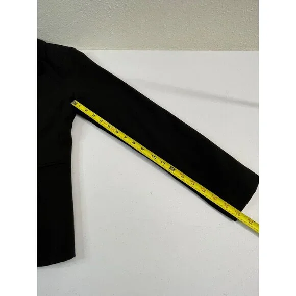 XOXO Women’s Black Blazer Size L Single Button Office Work Jacket - Picture 11 of 12